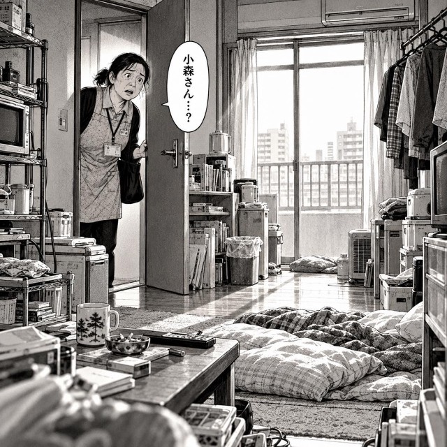 一人暮らしを続けていた男性が突然、自宅からいなくなりました（この画像はAIで作成したイメージです）