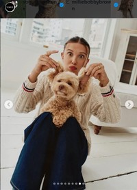 ミリー・ボビー・ブラウンのインスタグラム＠milliebobbybrownより