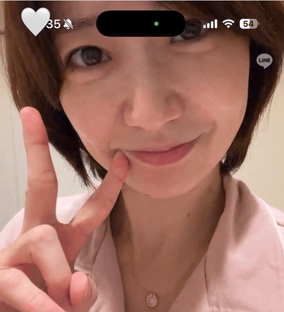 テレビ電話で参加した大島優子さん＝吉高由里子（@ystk_yrk）のXより