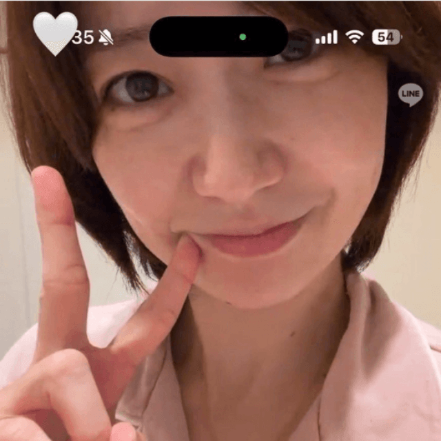 テレビ電話で参加した大島優子さん＝吉高由里子（@ystk_yrk）のXより