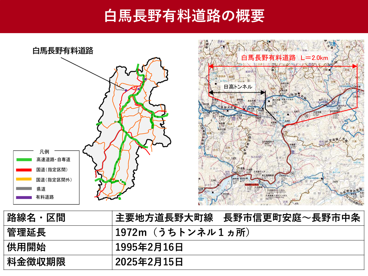 白馬長野有料道路、2025年2月16日から無料化へ　回数券は払い戻し