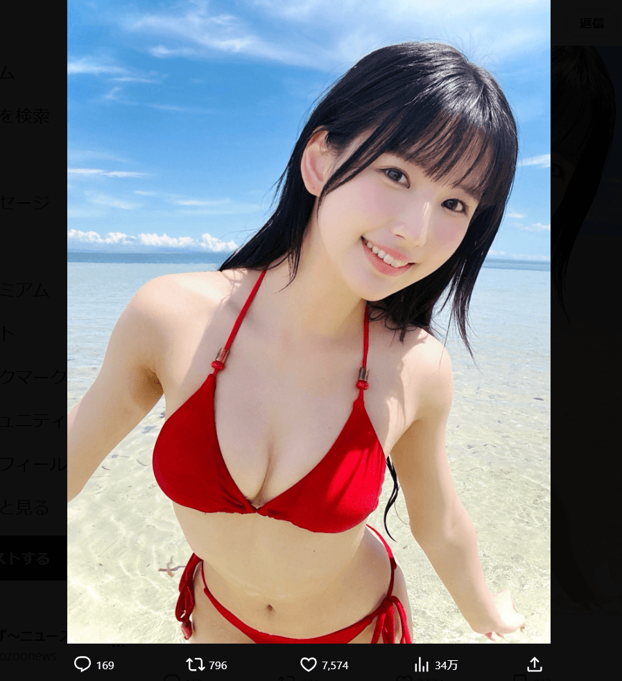 森嶋あんりのX（@anchuu_122）より