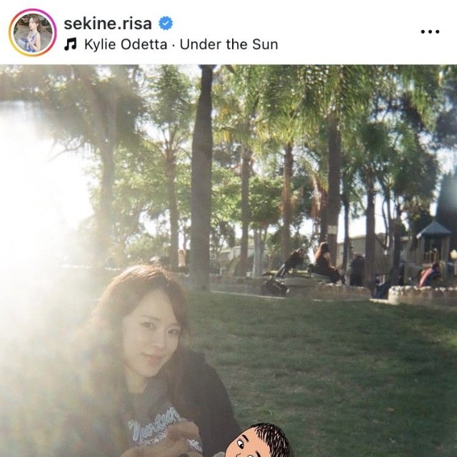 関根りさインスタグラム＠sekine.risaより