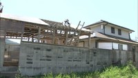 台風一過の真備町　大きな被害なしで一安心