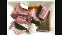 アカエイの切り身（香川県水産課提供）
