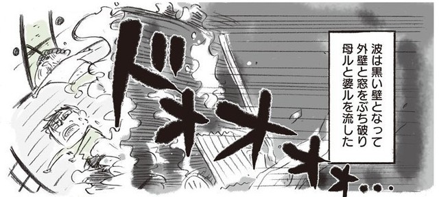 津波だと思った瞬間にはもう呑み込まれていたといいます。 ※ニコ・ニコルソンさん提供
