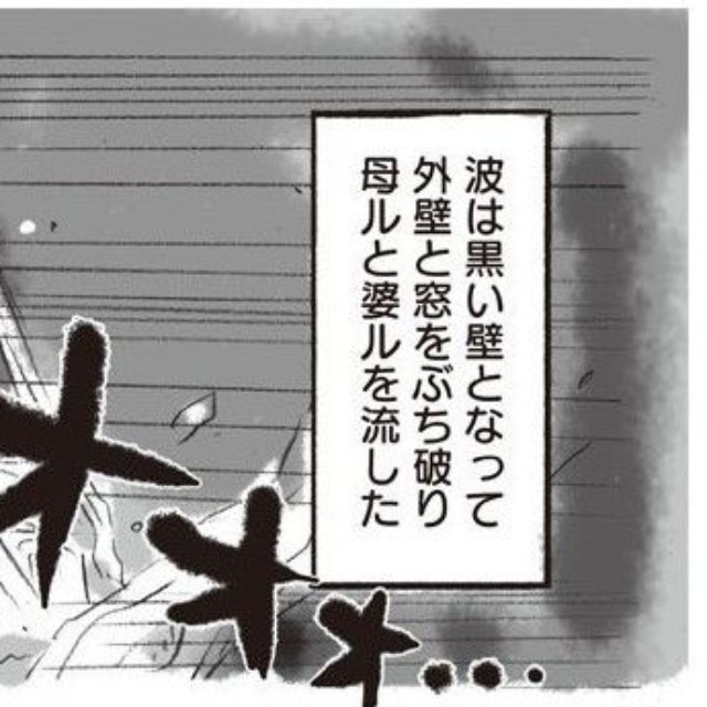 津波だと思った瞬間にはもう呑み込まれていたといいます。 ※ニコ・ニコルソンさん提供