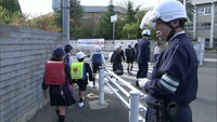 警察官100人が通学路に　児童の安全な登校を見守り　高松市
