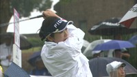 女子ゴルフ・山陽新聞レディースカップ　仲宗根澄香選手が優勝　大雨で一時中断も　岡山