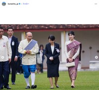 愛子さま、ラオスを公式訪問（宮内庁公式インスタグラムから）