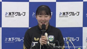 パリ五輪　日本の卓球女子団体メンバーに張本美和選手（仙台市出身）を選出