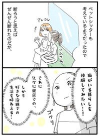 【漫画】『ネコと暮らした9日間』5（イゴカオリさん提供）