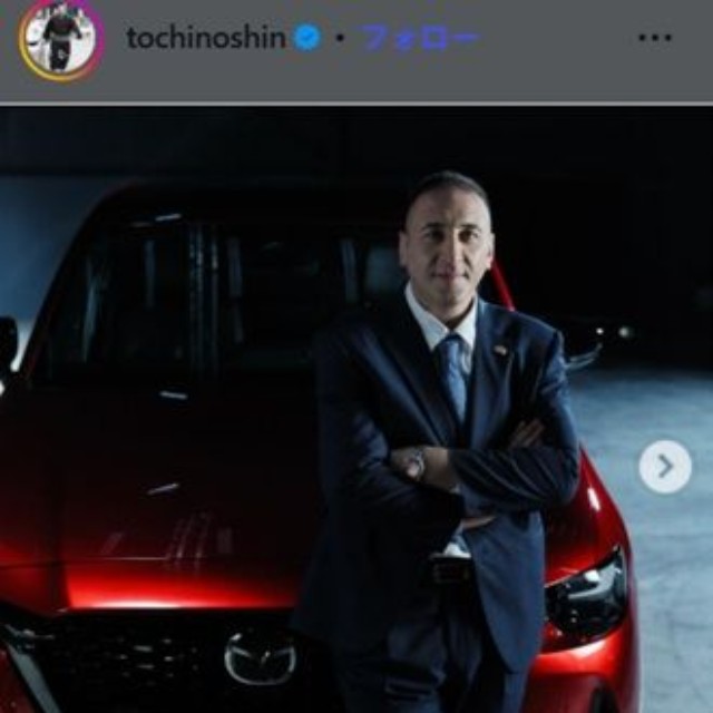 元大関栃ノ心のレバニ・ゴルガゼ氏のインスタグラム＠tochinoshinより