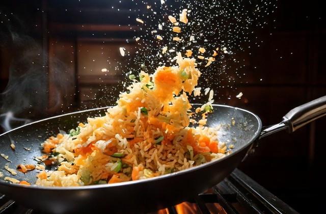 カップ麺が炒飯の具材に…！※画像はAIが作成したイメージです（TAKAHIRO SATO/stock.adobe.com）