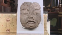 創建当初の薬師如来像　1558年の火災で焼損