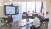 オンラインで開かれた臨時校長会 岡山市教育委員会(岡山･北区)
