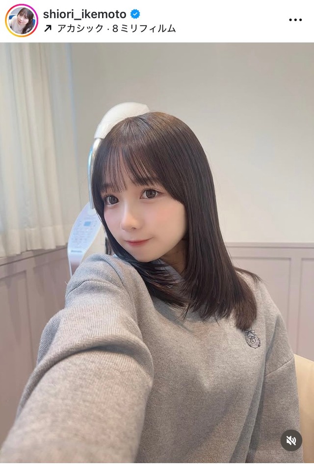 池本しおりインスタグラム＠shiori_ikemotoより