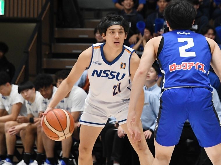 バスケ - 日体大・月岡煕 無名の高校時代から大学バスケの顔へ、精度