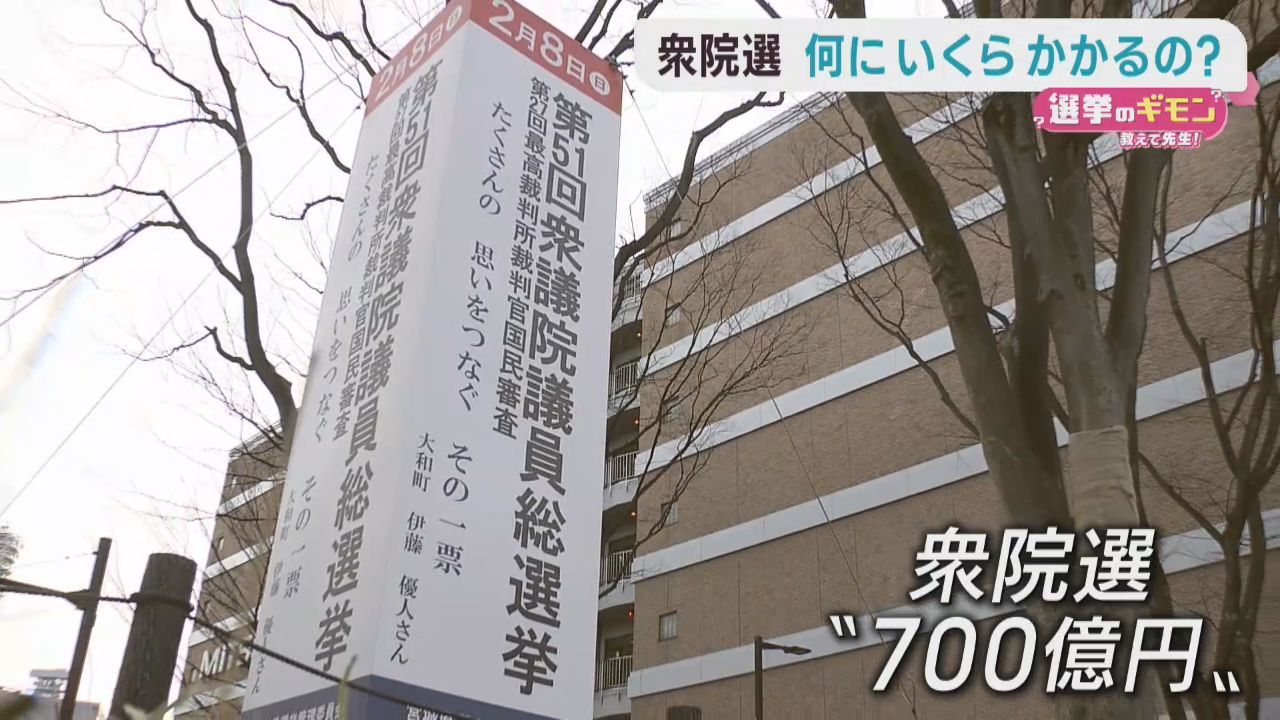 衆議院選挙　費用は７００億円程度　国民１人当たり５８３円負担の計算に