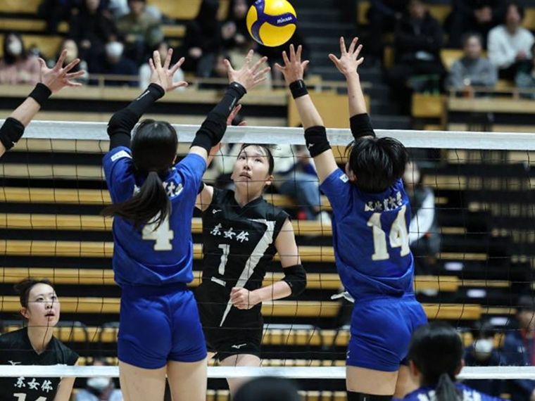 バレー - 東京女子体育大・菊田美優と二宮みずき 10年間の最後につかん