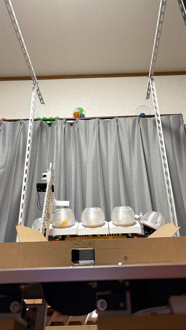 完成前のフレーム構造と配置計画が分かる工程の一部／SANさん（@SanKun_Medal）提供