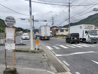 備前市の事故現場