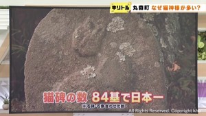 ２月２２日は猫の日　猫碑の数が日本一の宮城・丸森町