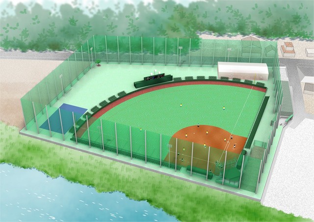 平林金属が自社球場を「ソフトボール専用球場」に全面リニューアル　整備費８億円　岡山