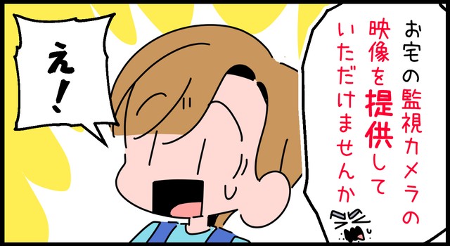 防犯カメラの映像を？