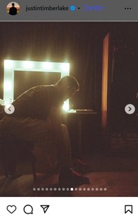 ジャスティン・ティンバーレイクのインスタグラム＠justintimberlakeより