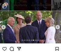チャールズ国王のインスタグラム＠theroyalfamilyより