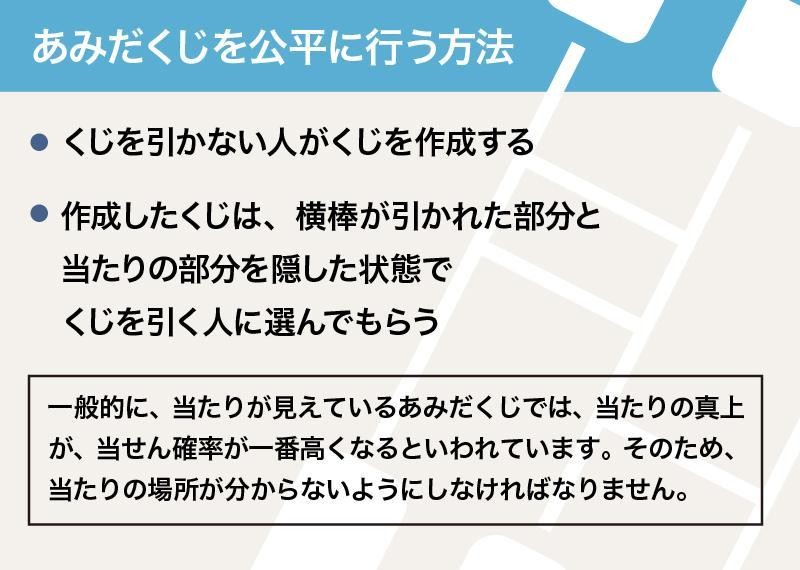 あみだくじ」実は不公平!?知っている人だけが得をする引き方は｜まいど
