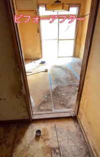 親戚が部屋を片付けて今はきれいになったという(保護ボランティア「コア」さん提供、Instagramよりキャプチャ撮影)