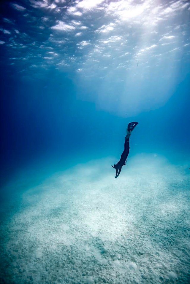 「海に潜ると自然と一体になれる」とセアまりさん