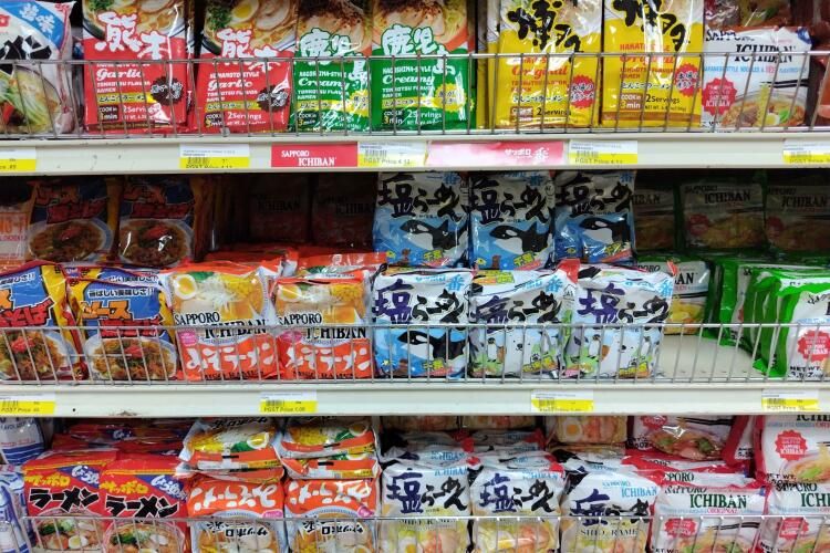 どこのスーパーマーケットに入っても、日本製品が目についた