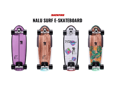 街を“波乗り”する新感覚。重さわずか5.8kgの電動スケボー「Backfire