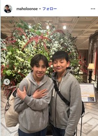 尾上眞秀のインスタグラム@maholoonoeより