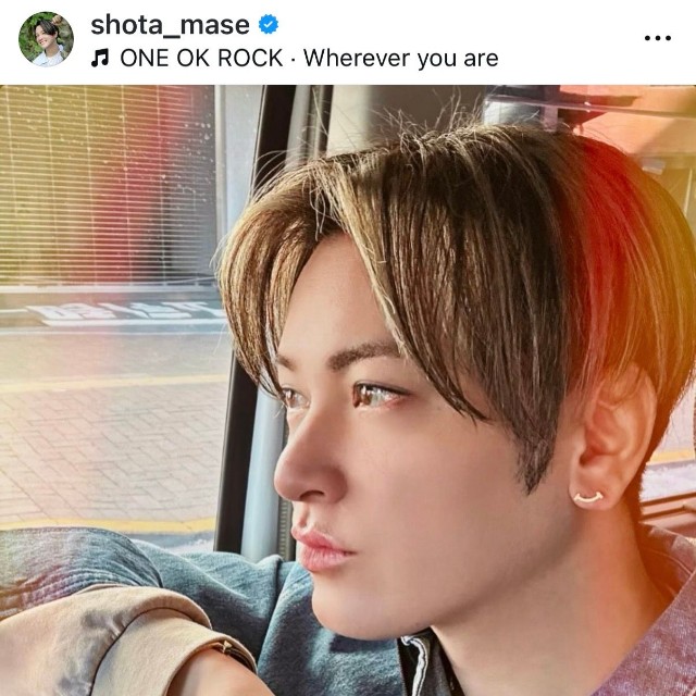 間瀬翔太（@shota_mase）さんのインスタグラムより