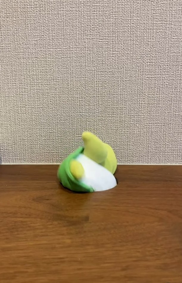 また穴の中に！（「保護猫あぶら&ぽんず」さん提供、Instagramよりキャプチャ撮影）