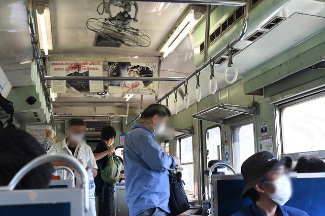 観光急行は、立客が出るぐらい混雑することもある