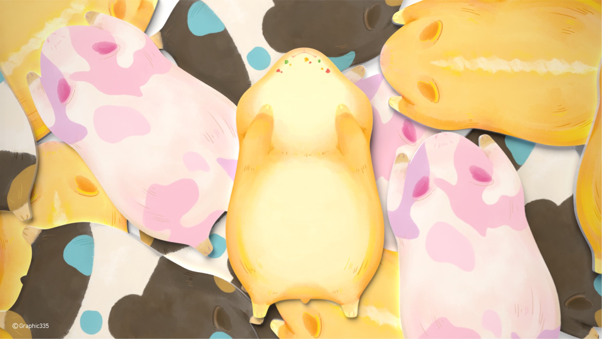 食いしんぼうなハムスターがパンにダイブ！「ハムのサンドイッチ屋さん
