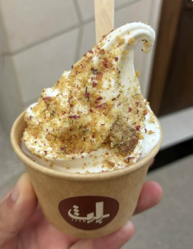 サウジアラビア館のソフトサーブアイス