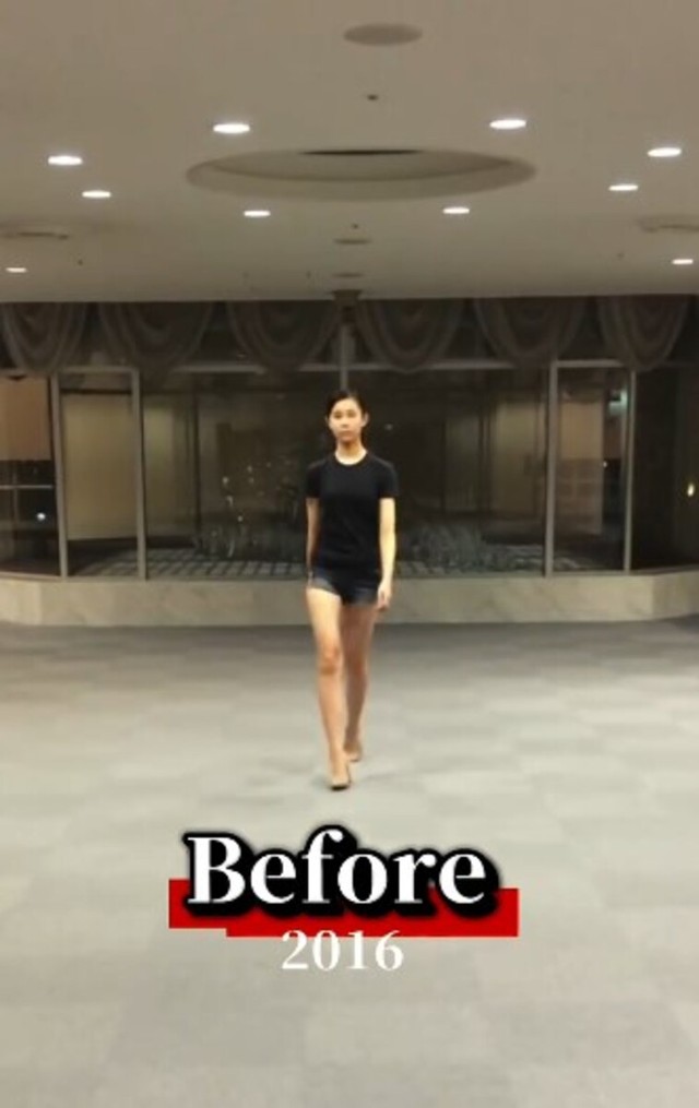 〈2016年〉レッスンに通い、本格的にモデルを目指すように／Miyu Onoderaさん（@miyuonoderaa）提供