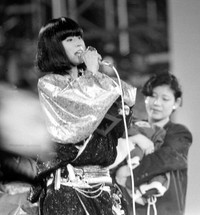 中森明菜さん＝1986年撮影