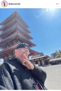 デューク更家インスタグラム＠dukesaraieより