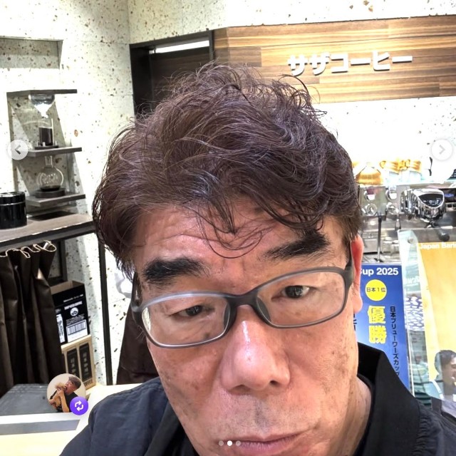 村田雄浩さんカフェで