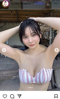 花城奈央のインスタグラム＠cc_nao_hanashiroより