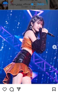 川嶋美楓＝Juice=Juiceのインスタグラム＠juice_juice_officialより