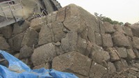 西日本豪雨で崩落した丸亀城の石垣に“新たな破損”　衝撃は「地中部分」にまで到達と判明　香川