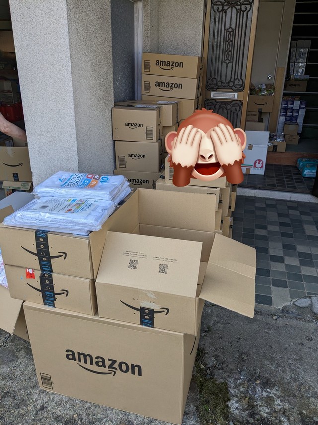 27日以降も、続々と支援物資が届いているという（たかはしさつきさん提供）